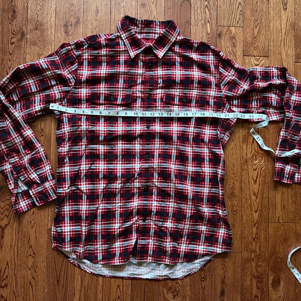 Supreme S/S 2011 plaid button down, Size: Large, Pit...