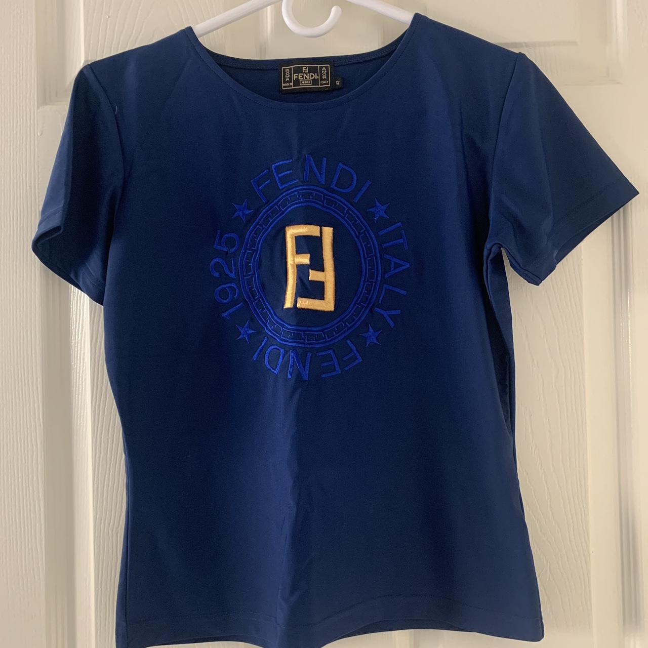 Fendi blue t clearance shirt