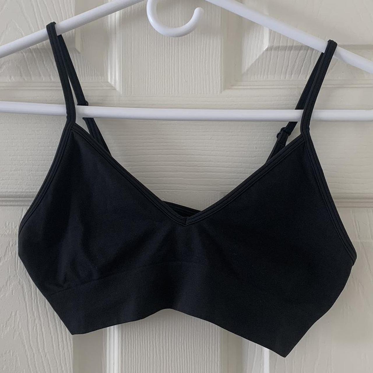 Skims Women's Black Bra | Depop