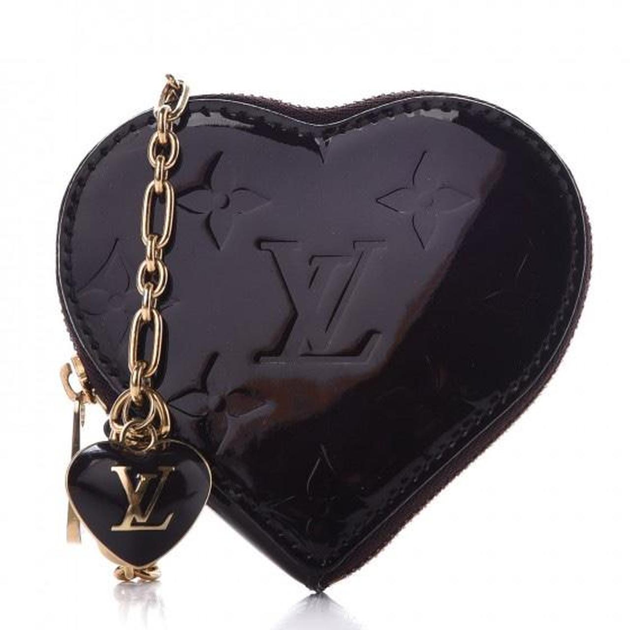 Louis Vuitton Pomme D'Amour Monogram Vernis Heart Coin-Purse