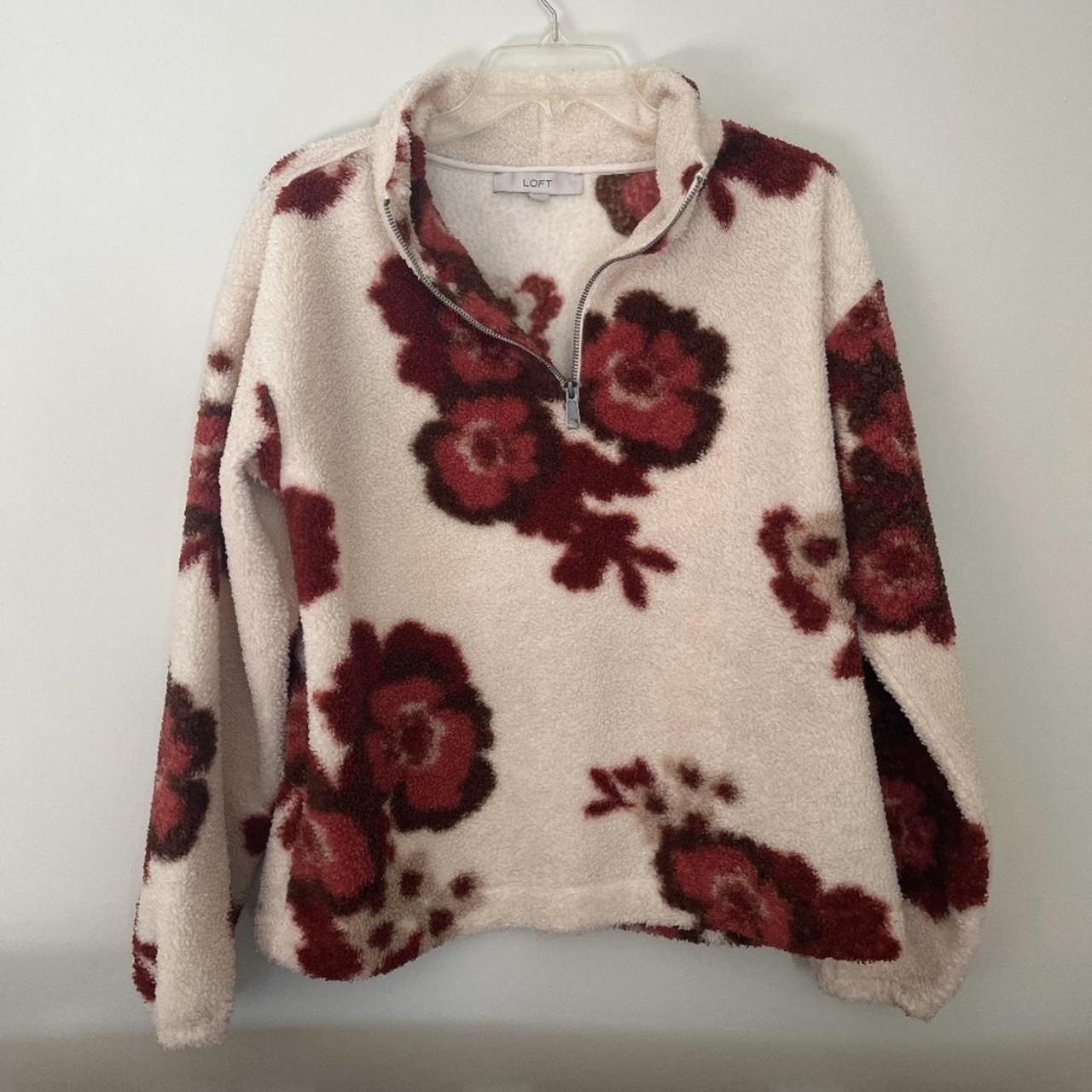 Loft 2024 floral sweatshirt