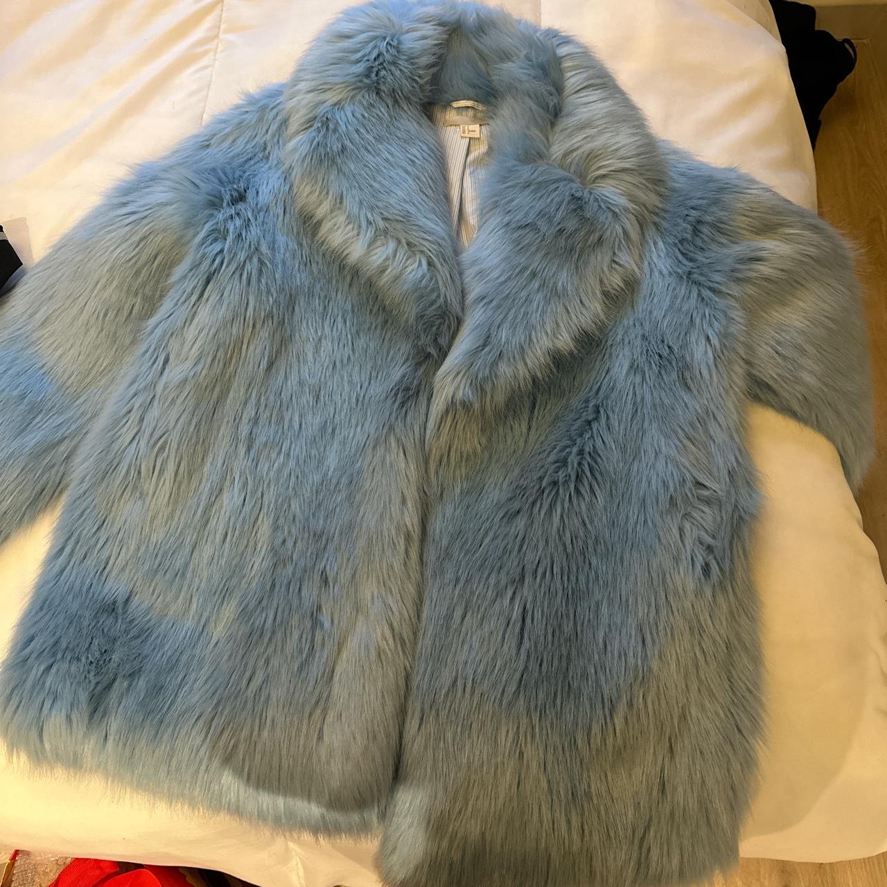 H&M Women's Blue Coat (2)
