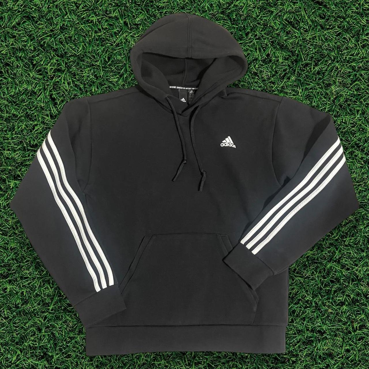 Adidas 3 Stripe Hoodie Super soft and cozy hoodie... - Depop