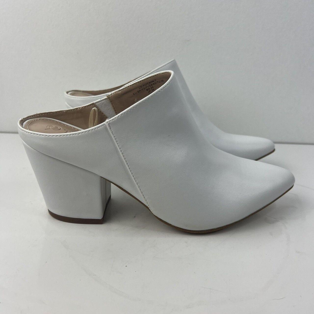 Source Unknown Women's Mules - White - US 7 – Ele… - image 2