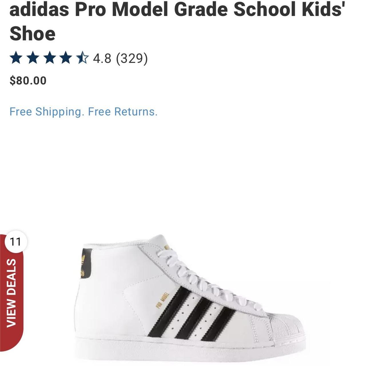 Adidas pro model hot sale grade school