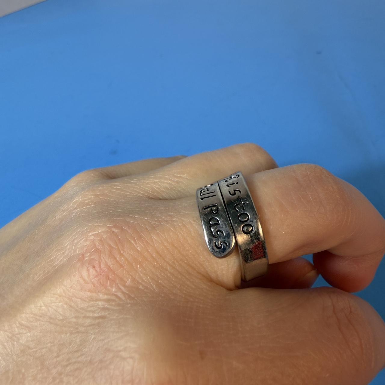 Women's Ring - Silver – adjustable ring #silverje… - image 2