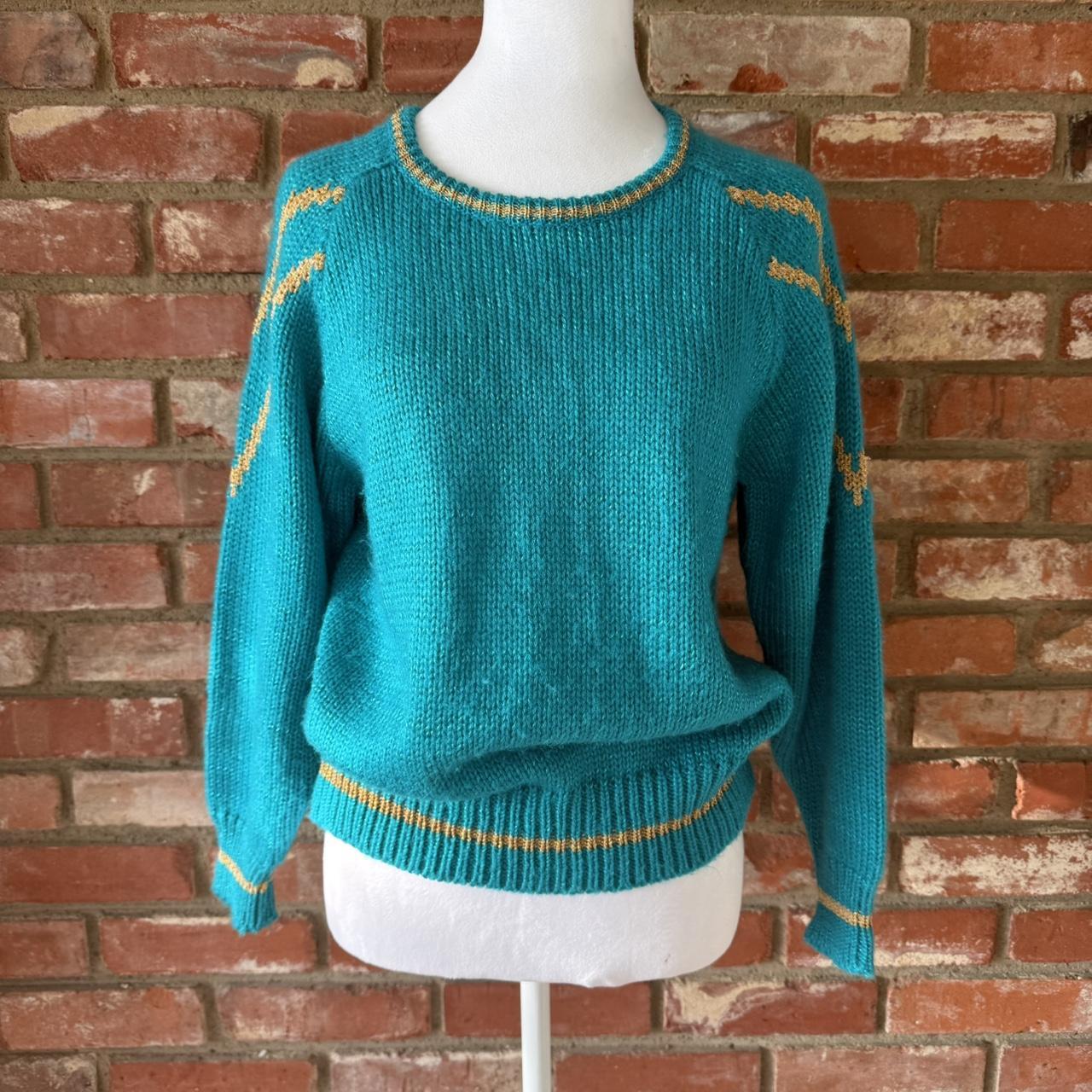 Ader Error Women's Sweater - Blue/Multi - M – Tur… - image 1