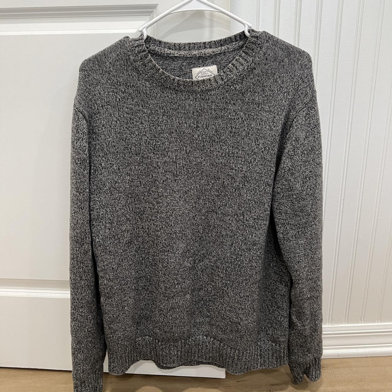 Thrifted St John’s Bay Medium Knitted Sweater... - Depop