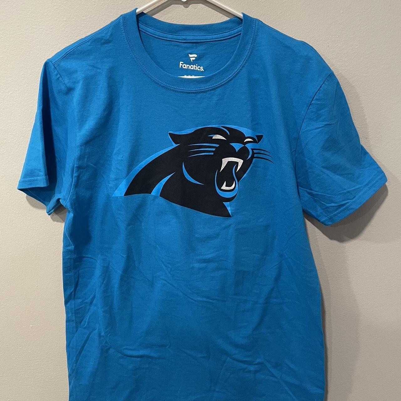 Carolina Panthers McCaffrey Jersey Womens XL Black - Depop