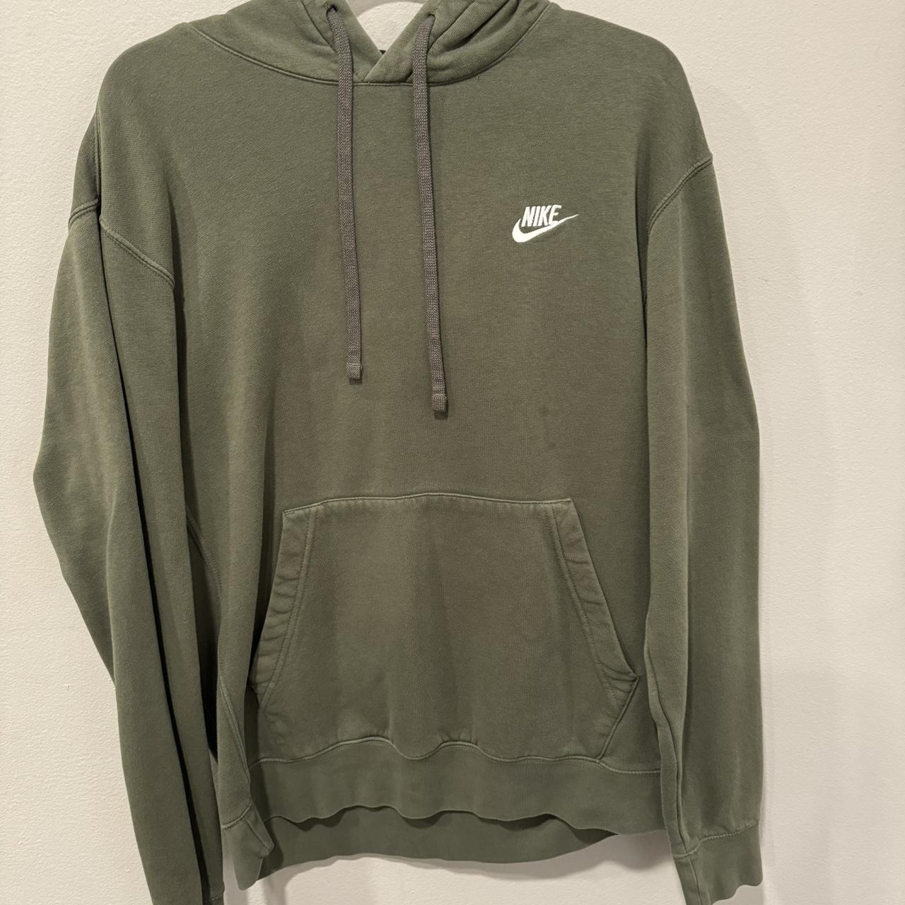 mens nike hoodie green