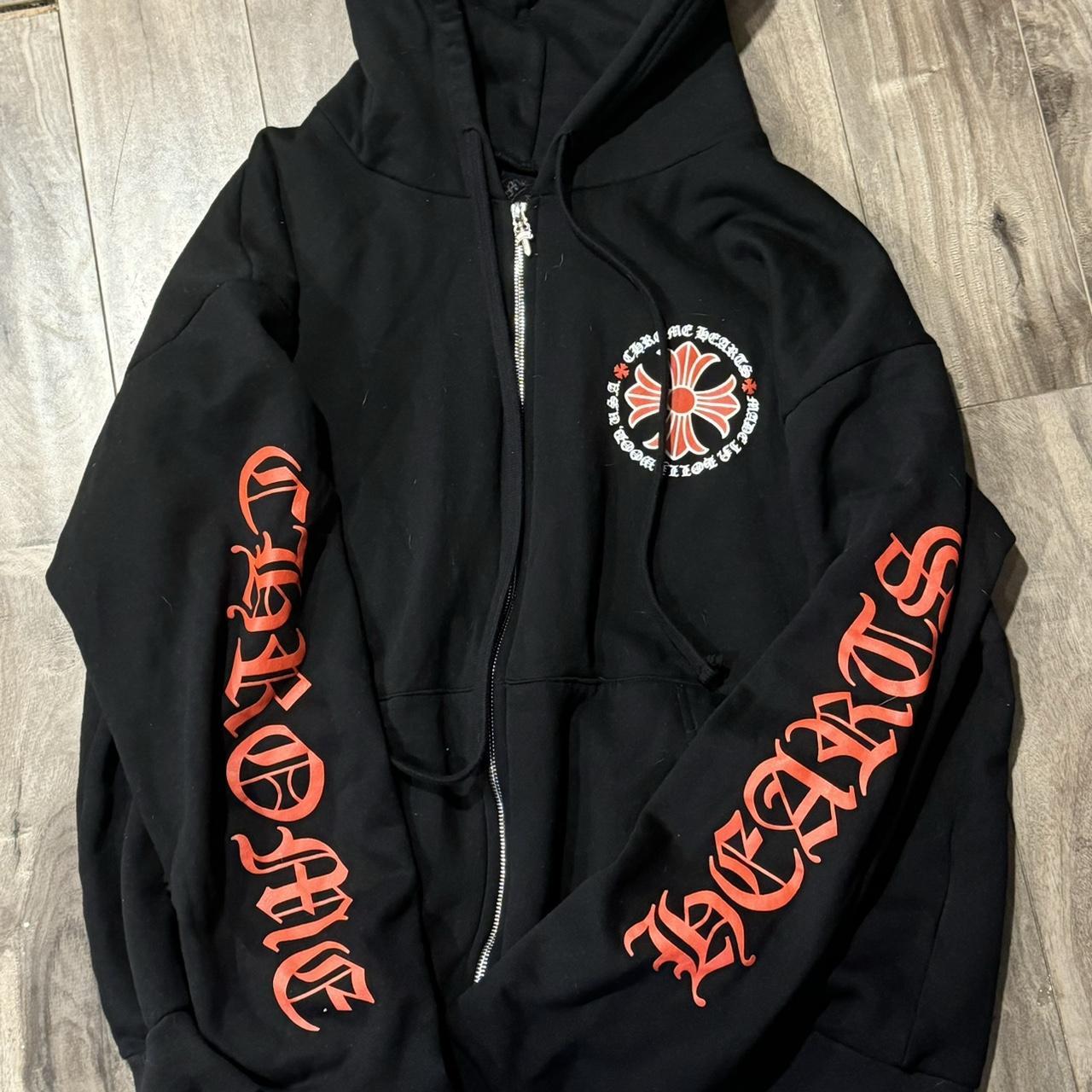 送料込！【Chrome Hearts】Cemetery Hollywood Hoodie Black Chrome Hearts Cemetery Cross All Over Print Hoodie Black