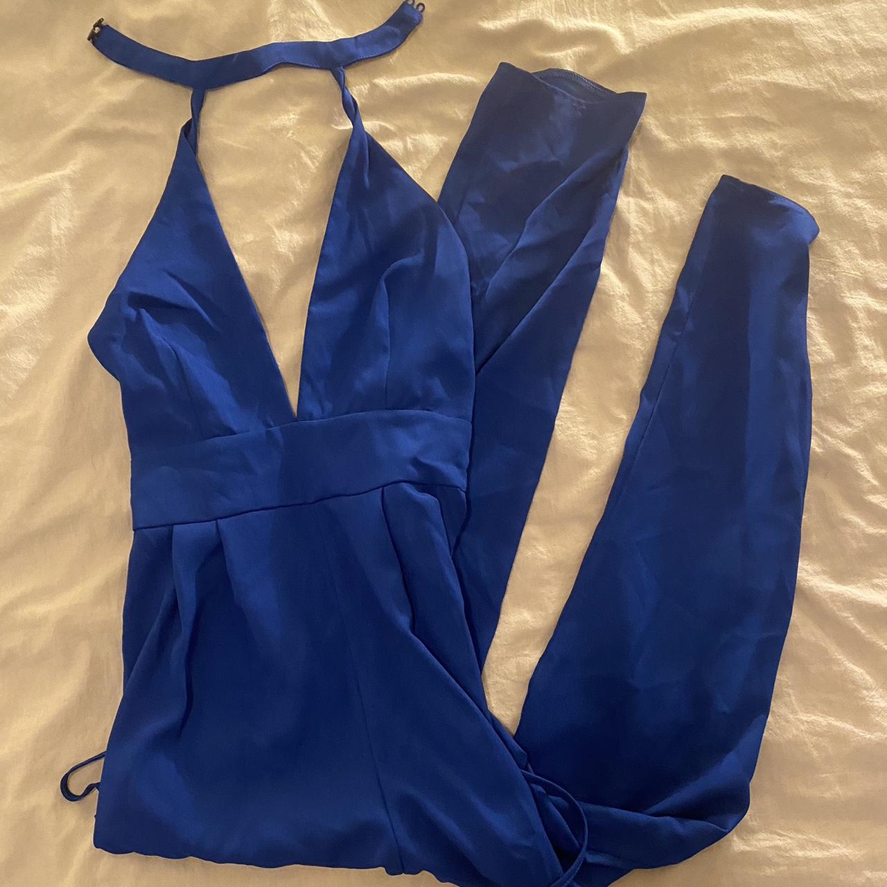 Blue asos jumpsuit #blue #asos #jumpsuit #goingout - Depop