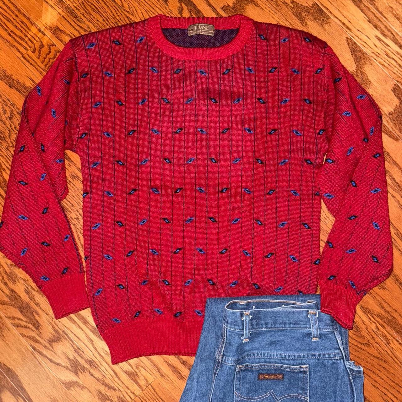 Polo Ralph Lauren Men's Sweater - Red/Multi - L –… - image 1