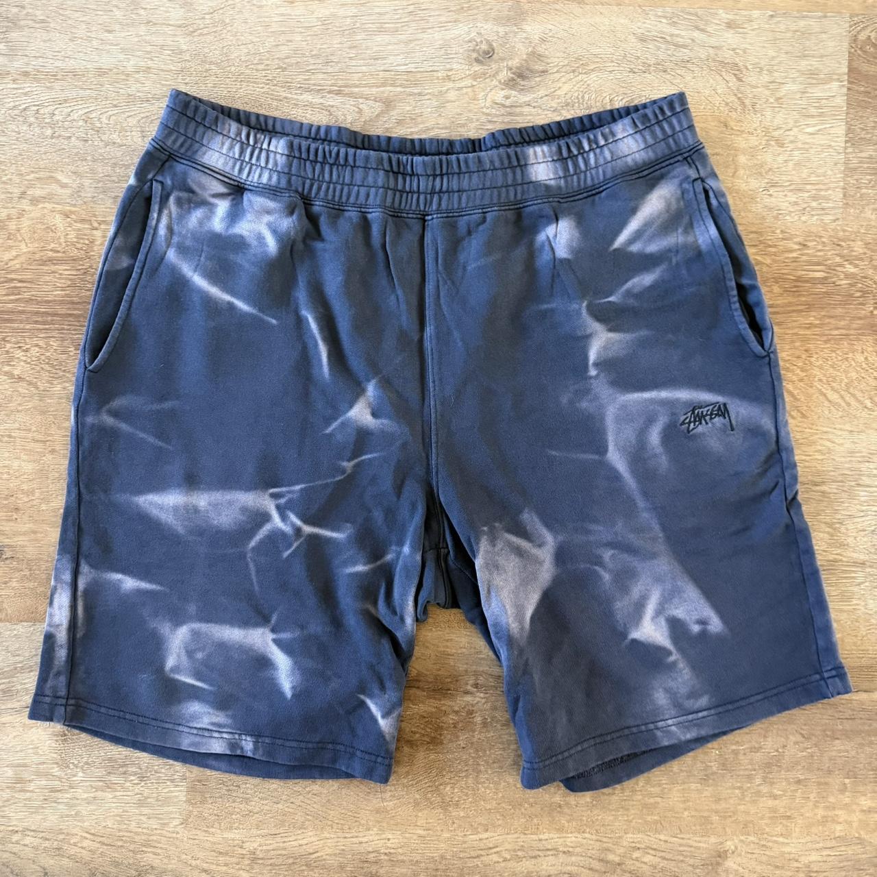 Stussy Fleece Short Tonal Applique Size: M Bought | Depop