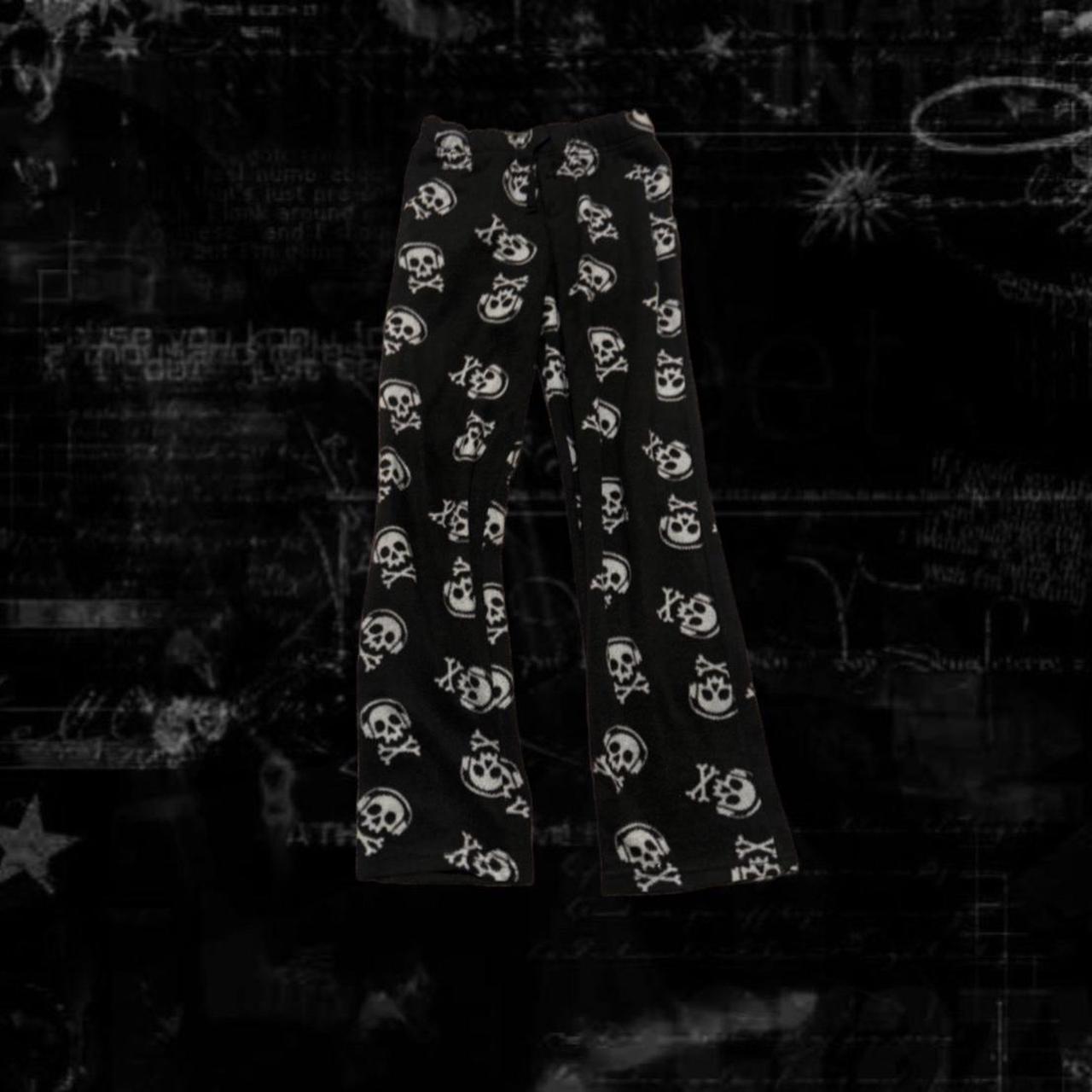 Skulls W Headphones Pajama Pants Size Small But Depop   P0 