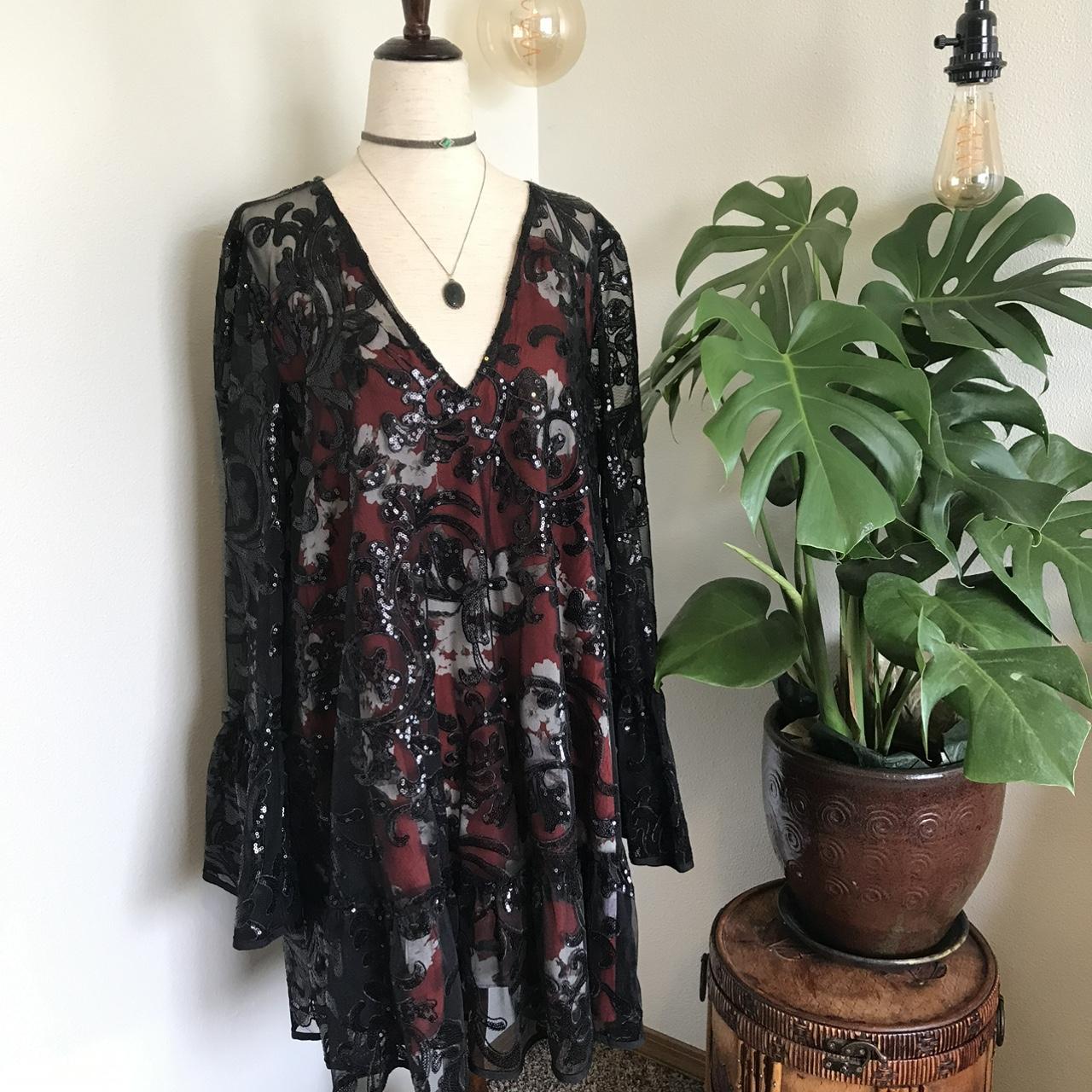 Free people falling outlet flowers frock