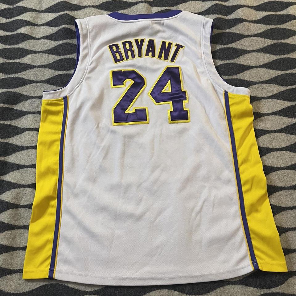 KOBE BRYANT LA LAKERS BASKETBALL JERSEY ADIDAS BLACK - Depop