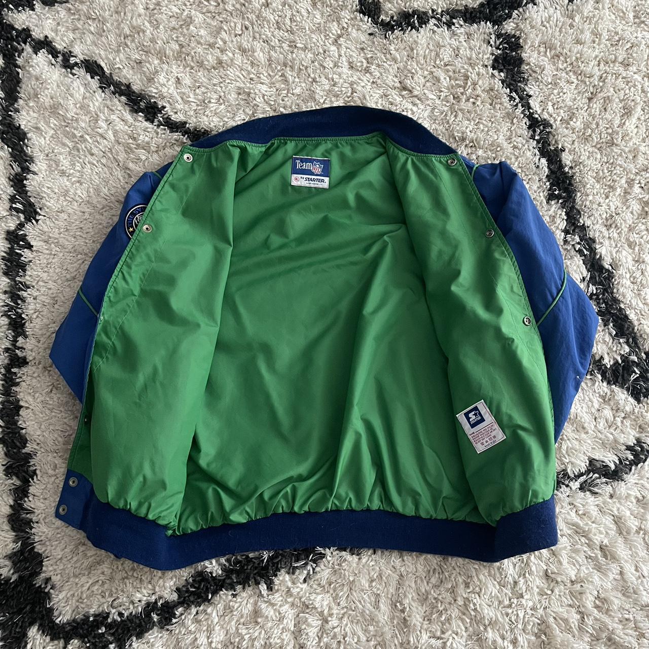 Seahawks Starter Jacket Size mens M Great - Depop