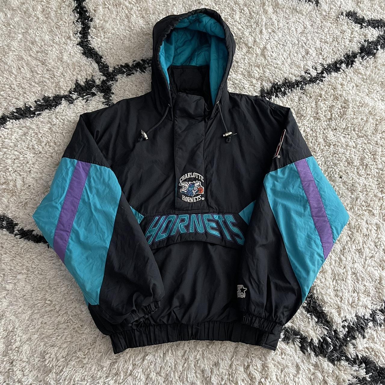 Rare Starter Charlotte Hornets Vintage NBA... - Depop