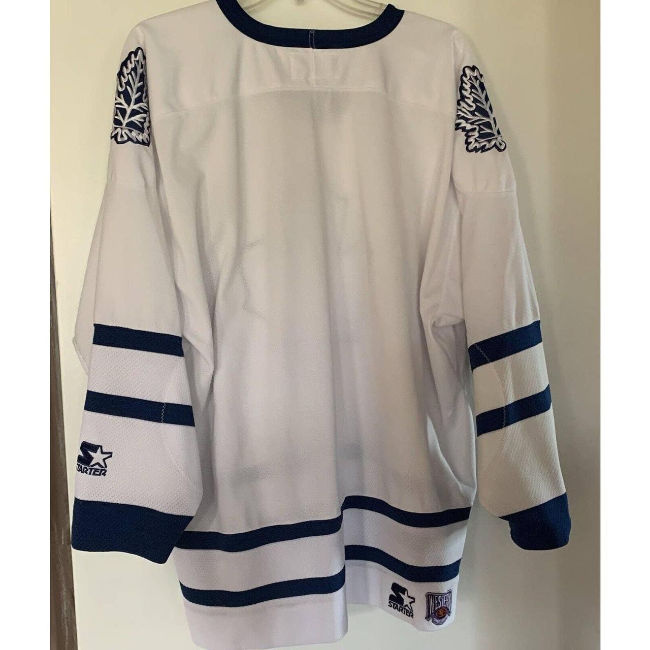 Starter Toronto Maple Leafs hockey jersey Size Large - Depop