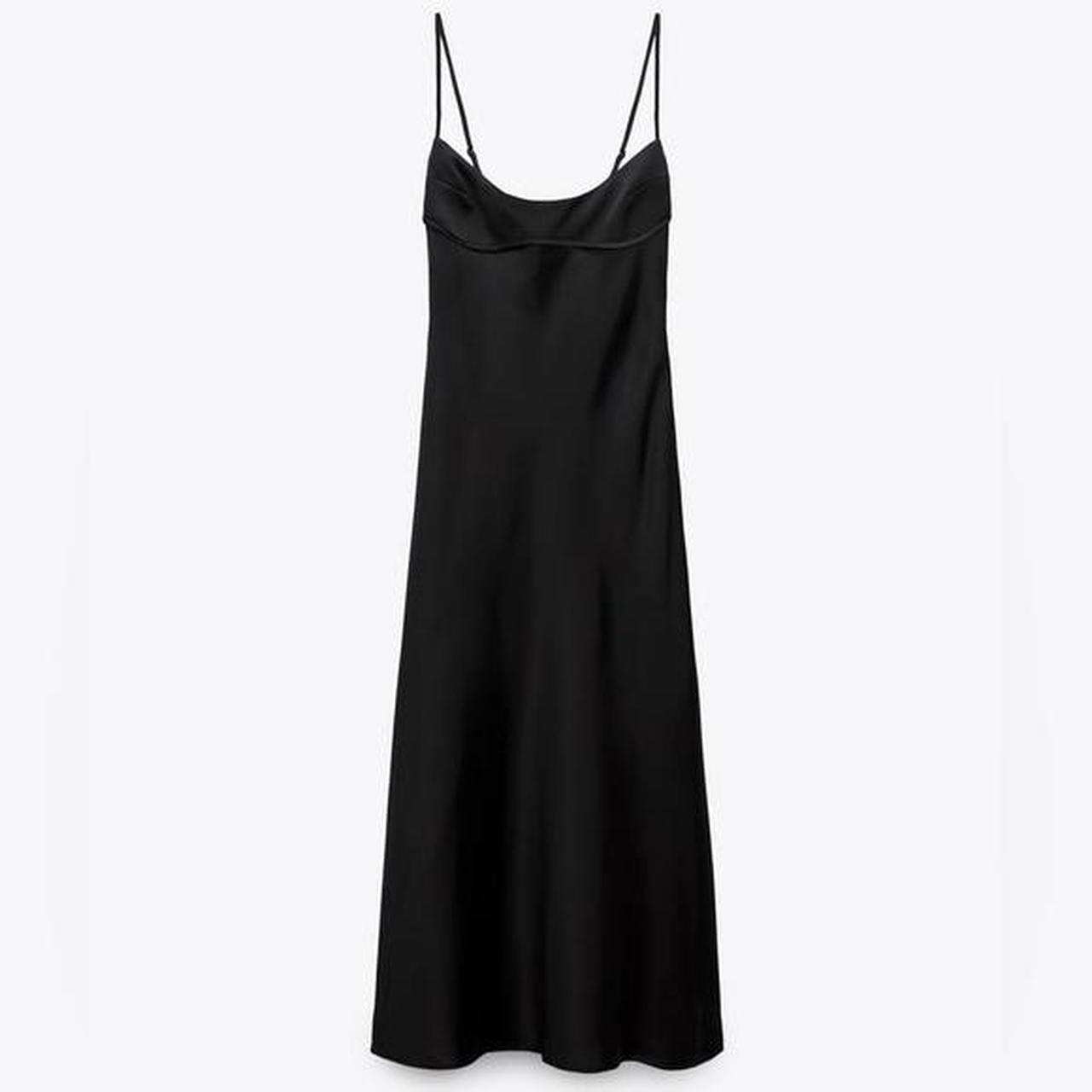 Brand new ZARA satin slip dress #zaradress... - Depop