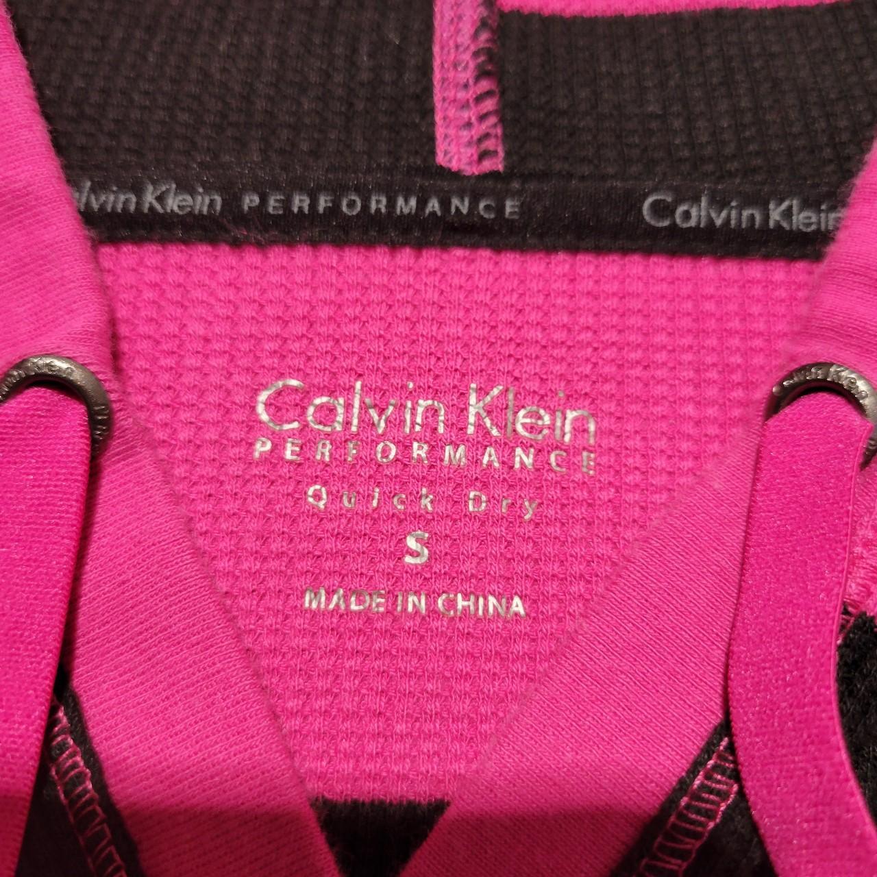 Calvin Klein Women's Pink and Black Hoodie (3)