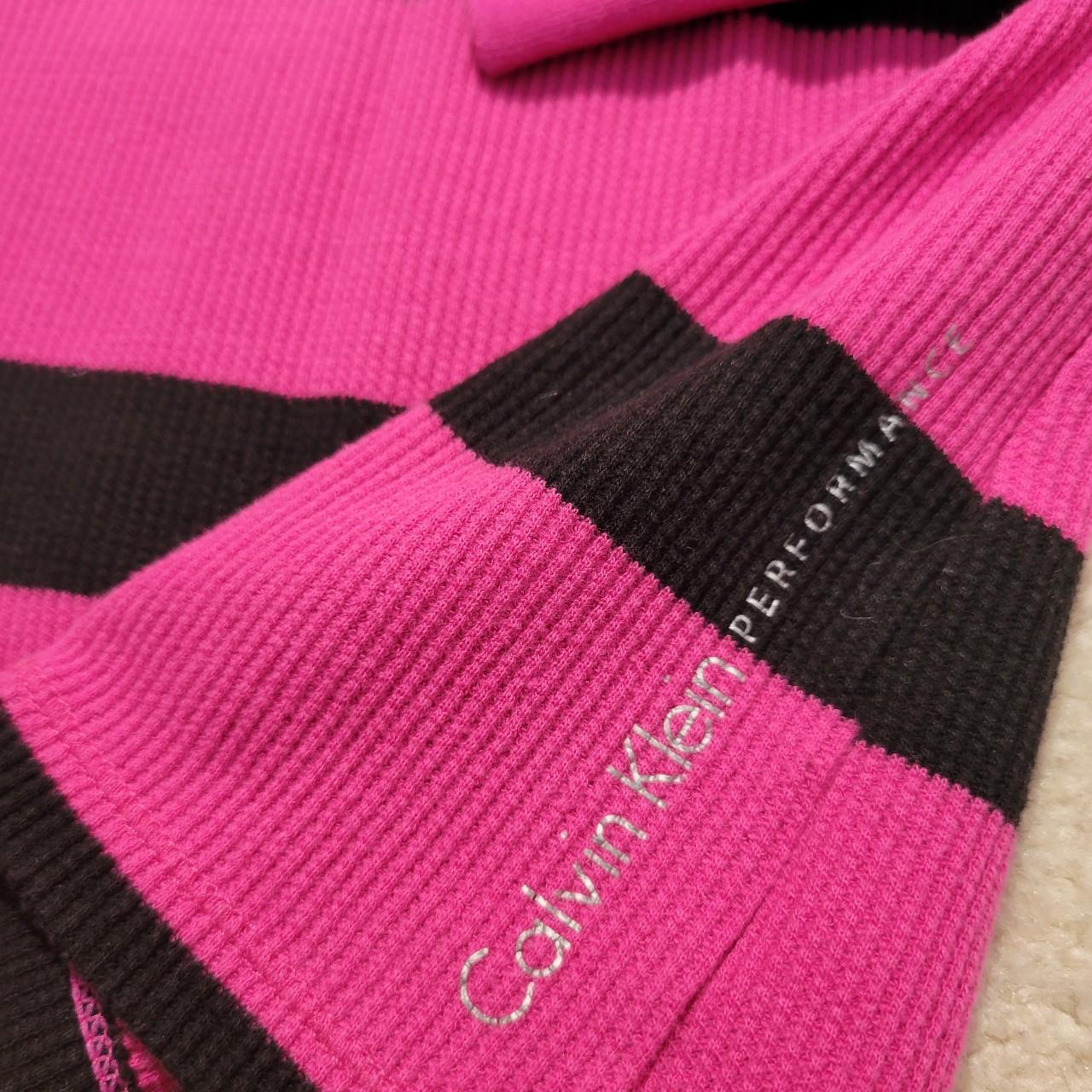 Calvin Klein Women's Pink and Black Hoodie (4)