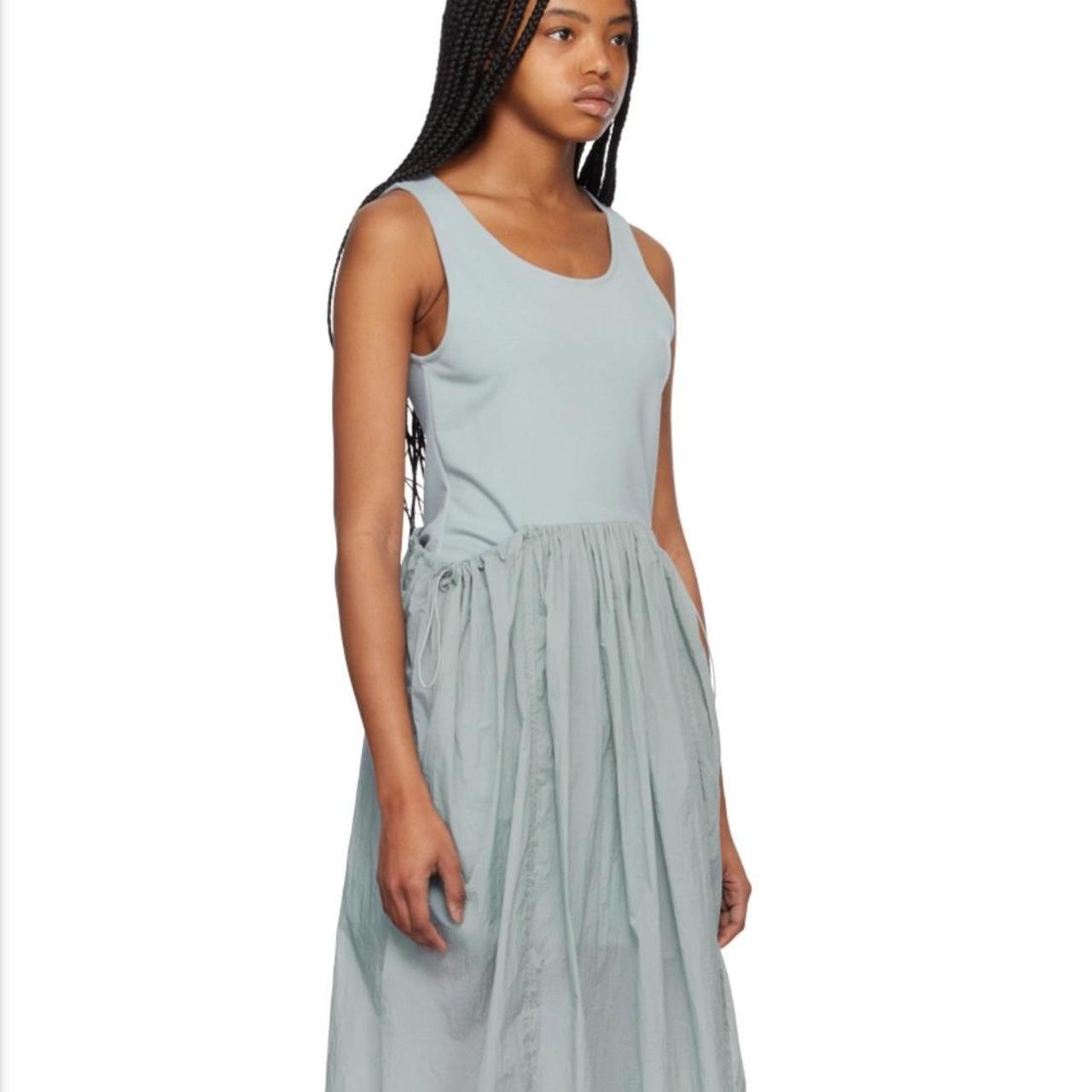 ワンピース AMOMENTO SHEER JERSEY DRESS Amomento Sheer Jersey Dress - White | Garmentory