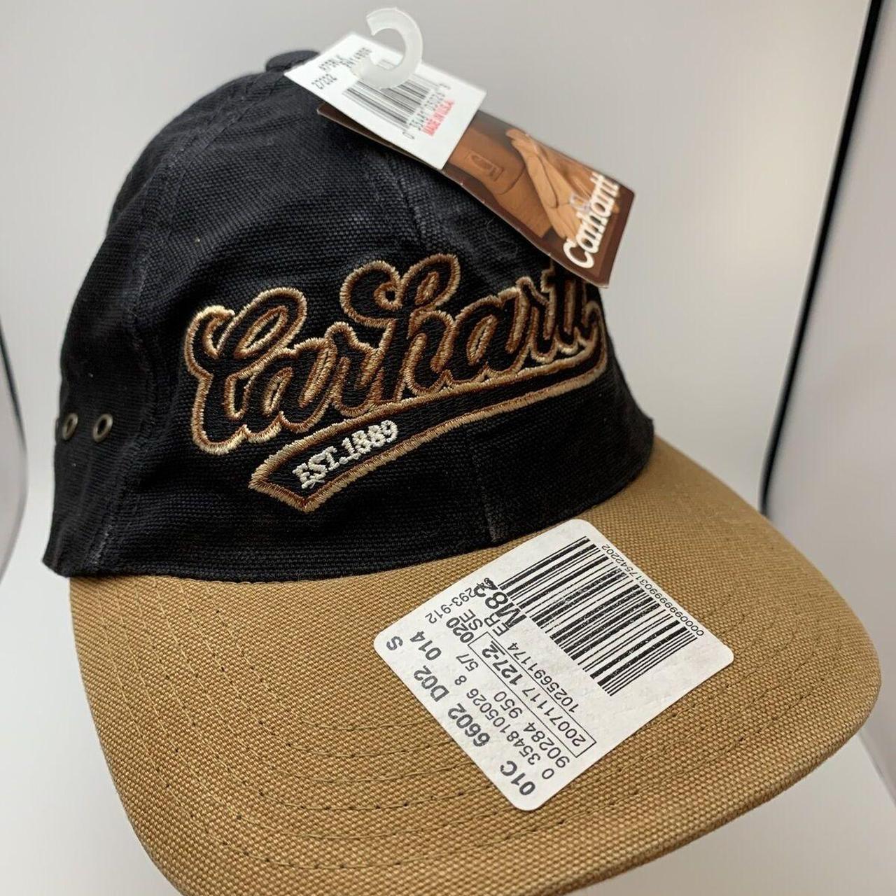 Brand New Carhartt Hat Black Denim Baseball Cap... Depop