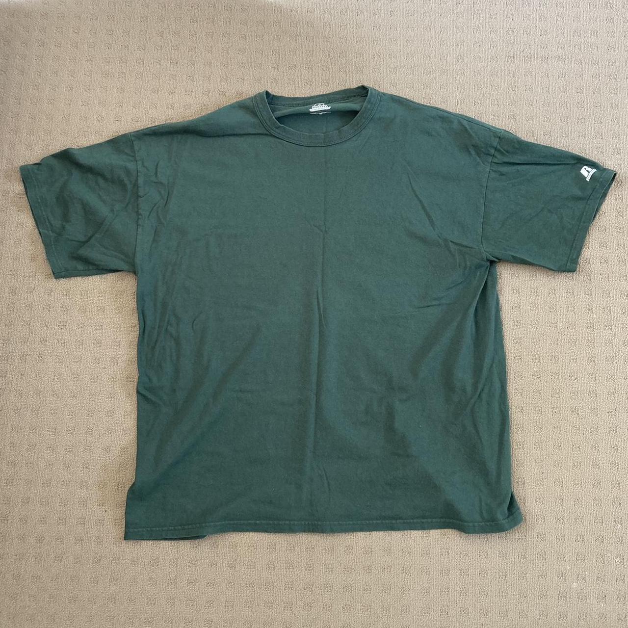 Russell vintage green t-shirt size XL. In great... - Depop