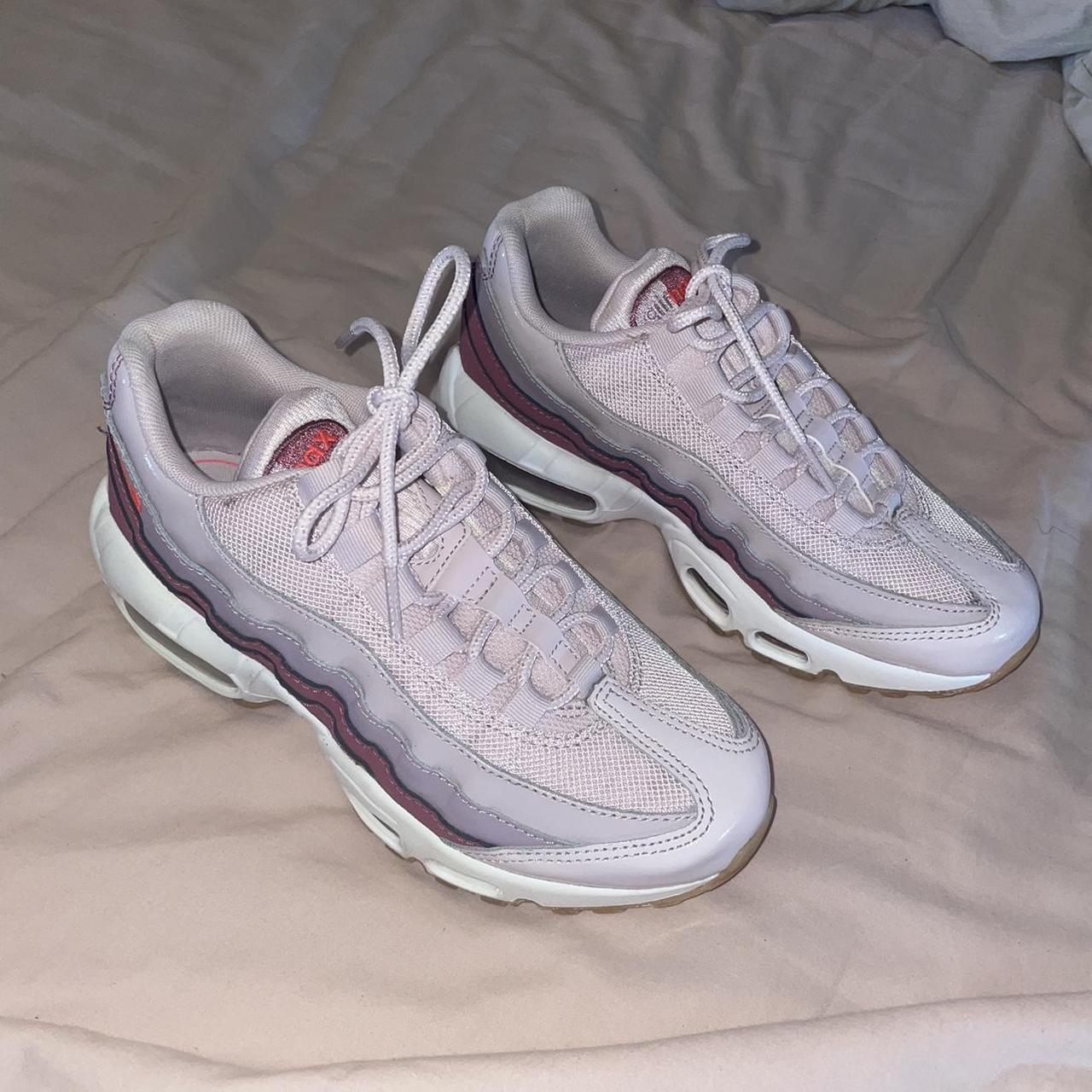 Nike air max 95 Barely Rose Hot Punch Size 36.5. Depop