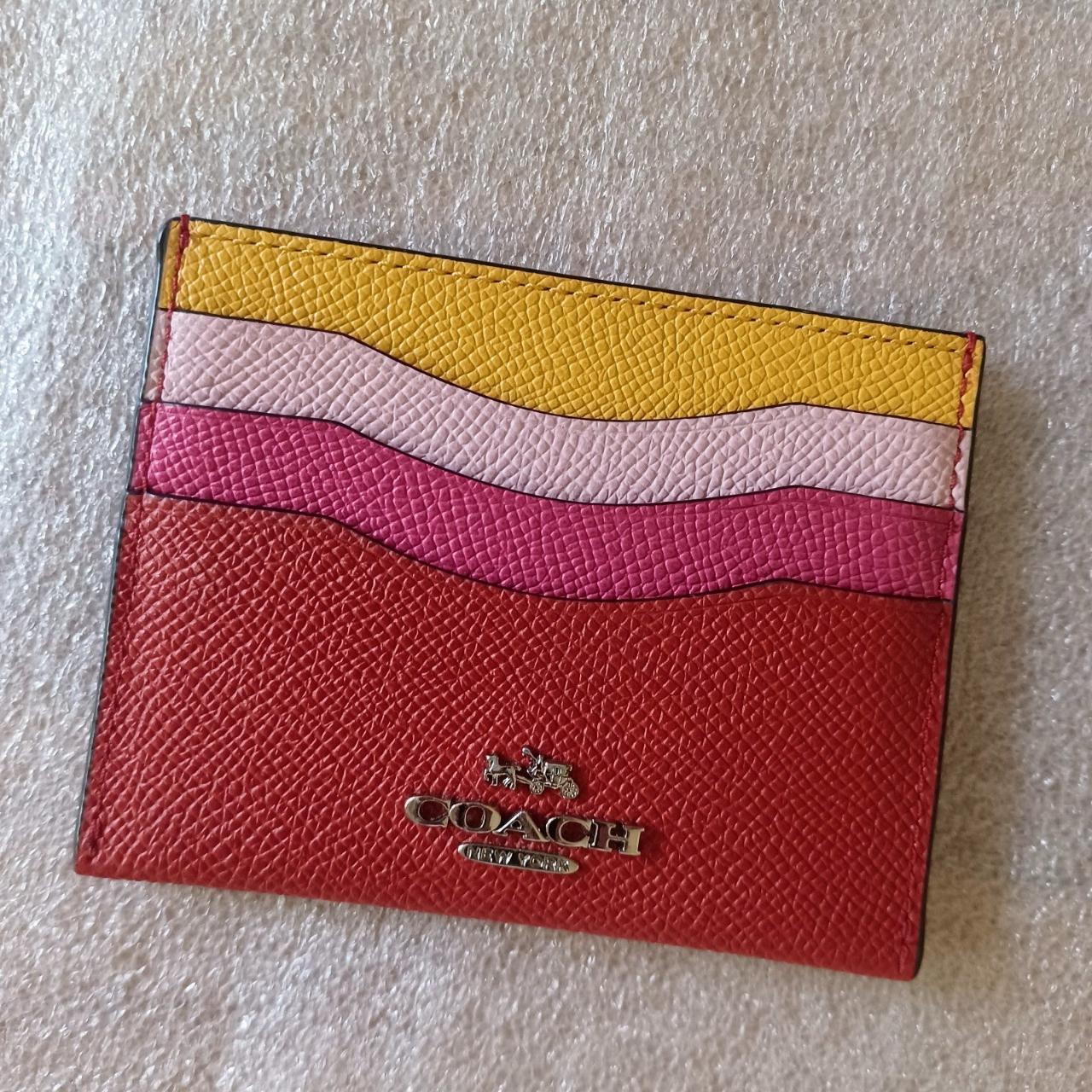 Coach Colorblock Card Case Card Holder Beautiful,... Depop