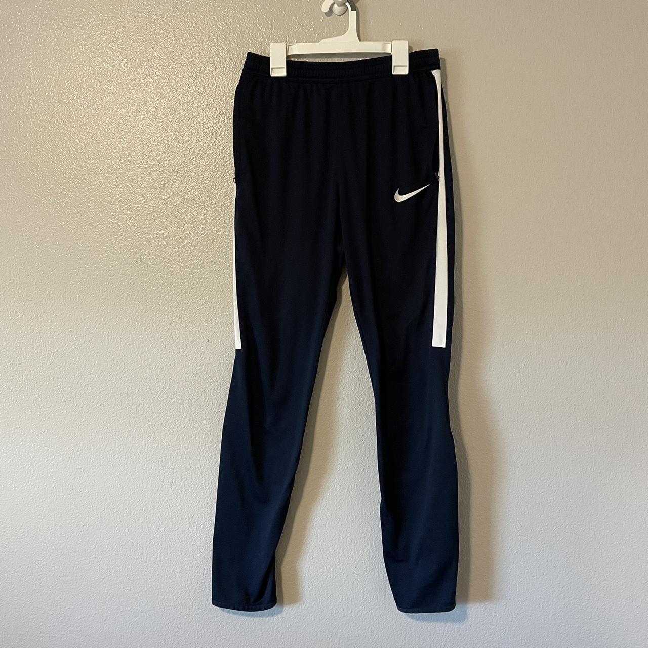 Navy Blue Nike Drifit Sweats Mens medium. In... Depop