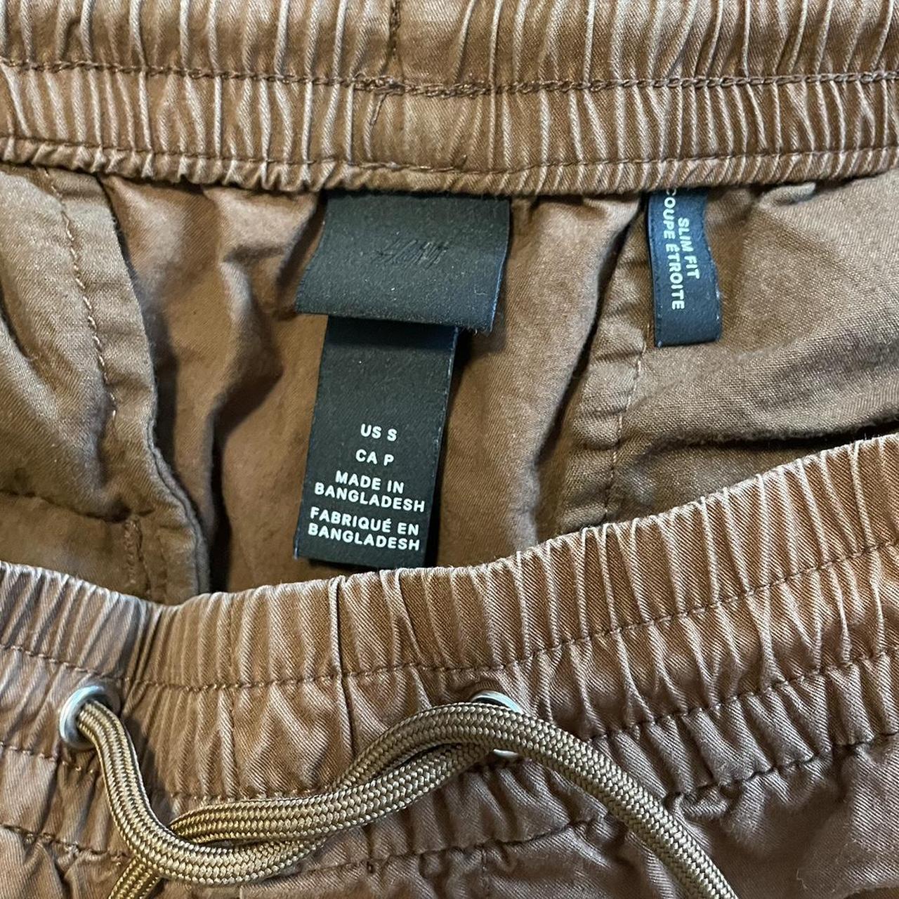 Brown Slim Fit H&M Shorts Mens small. In perfect... Depop