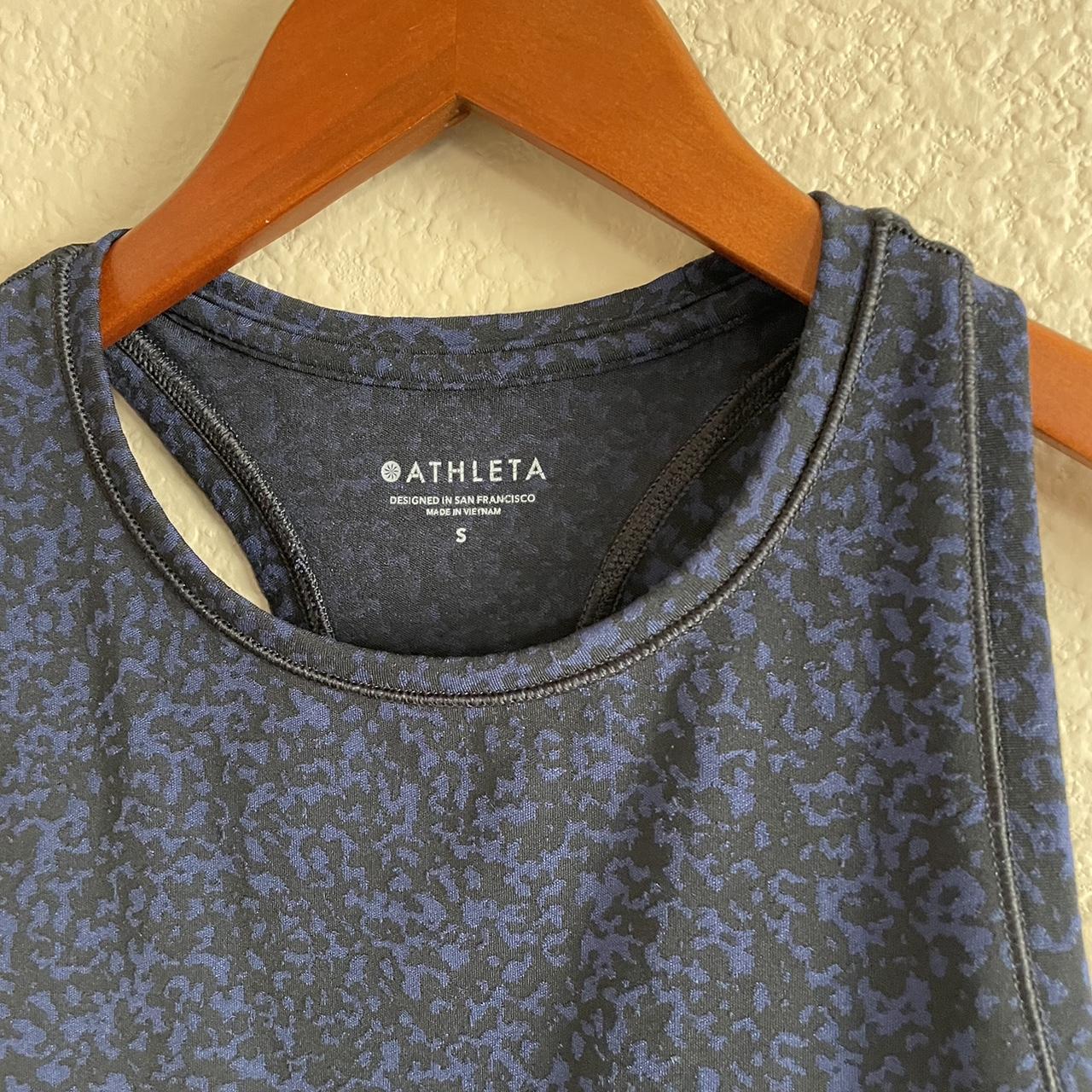 Blue & Black Athleta Tank Top Womens Small But - Depop