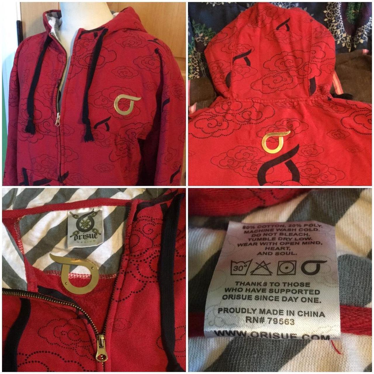 Hype Men's Red and Black Hoodie (4)