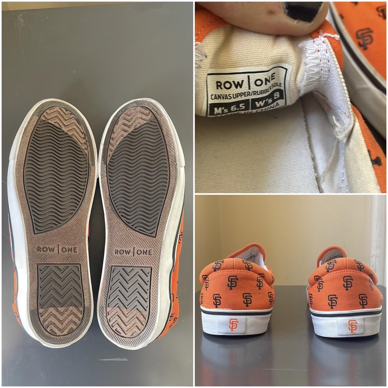 San Francisco Giants MLB Ladies Canvas Logo Slip-On Shoes