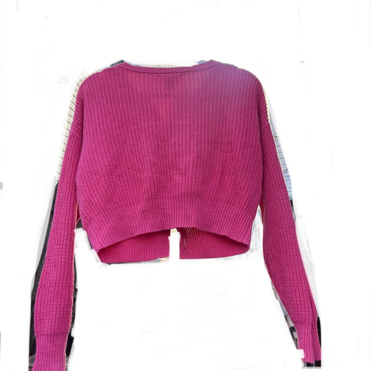 Women's Pink Cardigan Depop