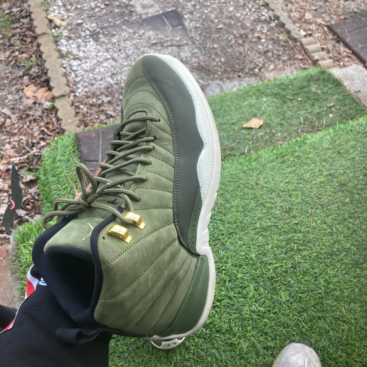 Green hotsell 12s jordans