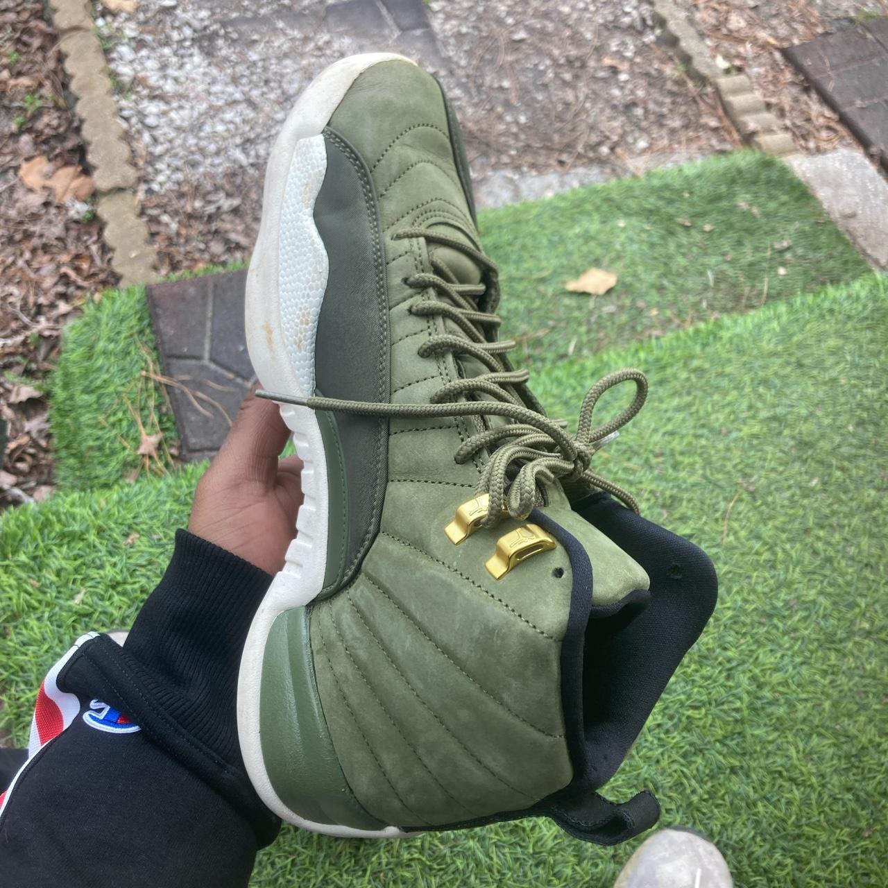 Khaki on sale 12s jordans