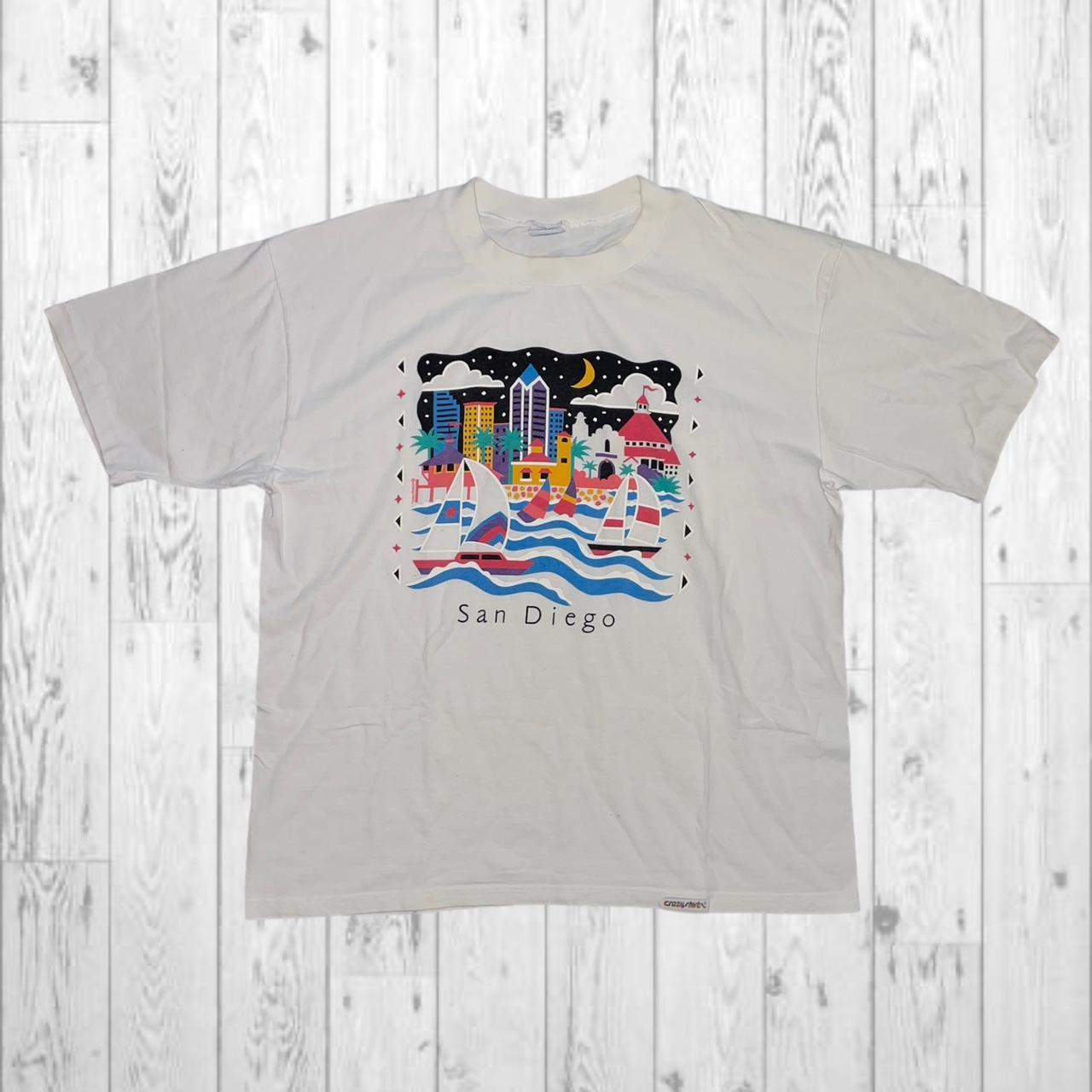 Crazy Shirts San Diego, California Vintage Style... Depop