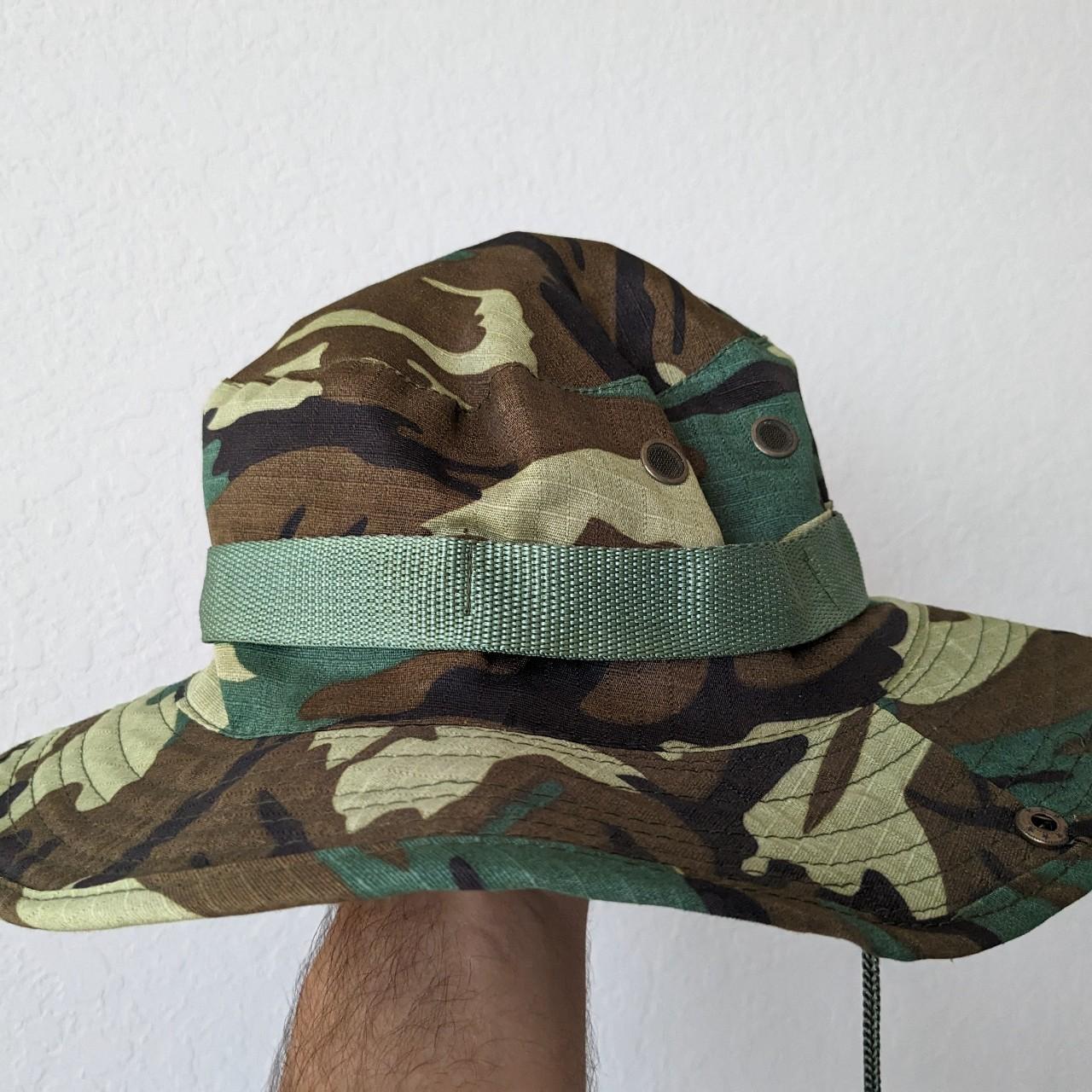 Camo boonie hat. Size large, but too small for my... Depop