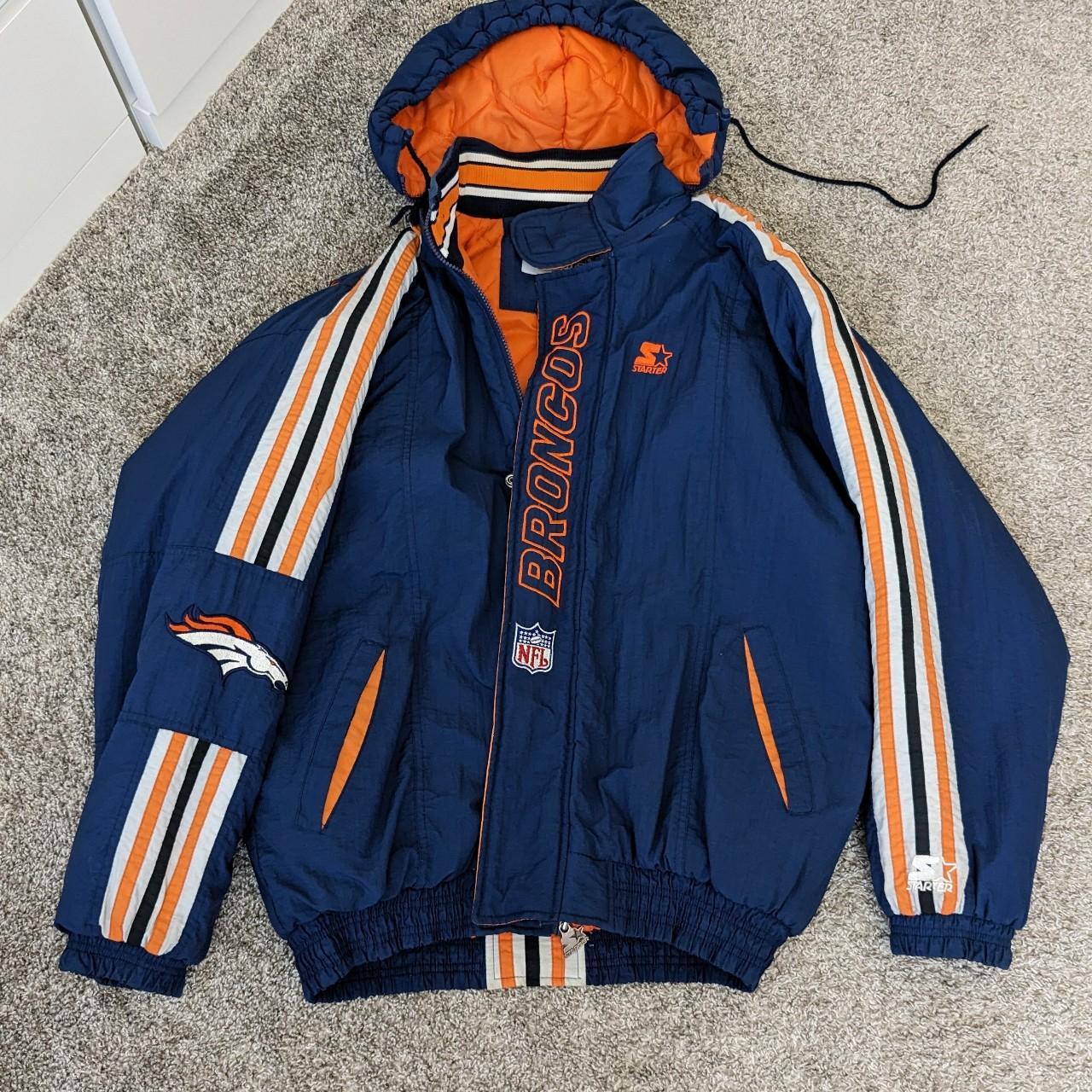 VINTAGE DENVER BRONCOS STARTER JACKET Super light, - Depop