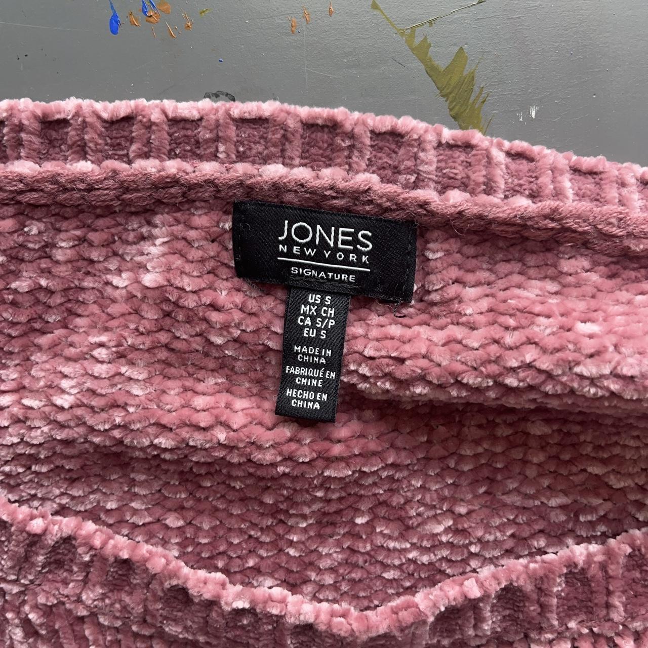 Jones new 2024 york chenille sweater