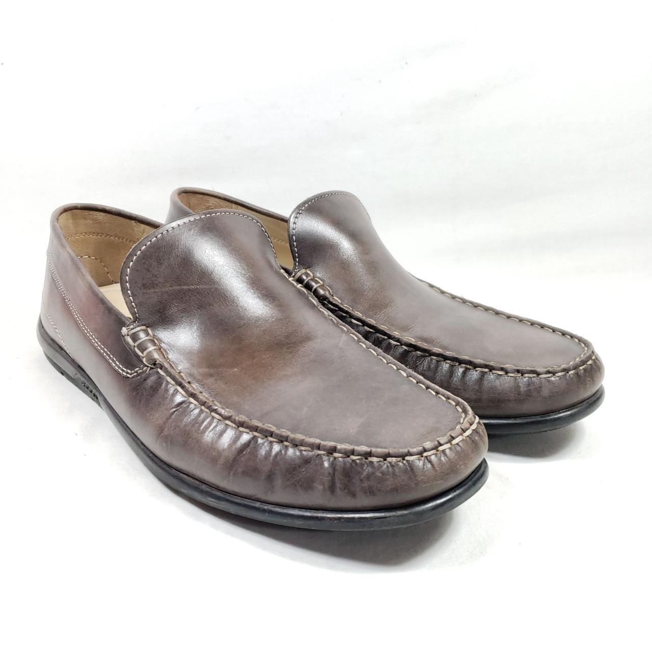 Ecco moccasin sale mens brown