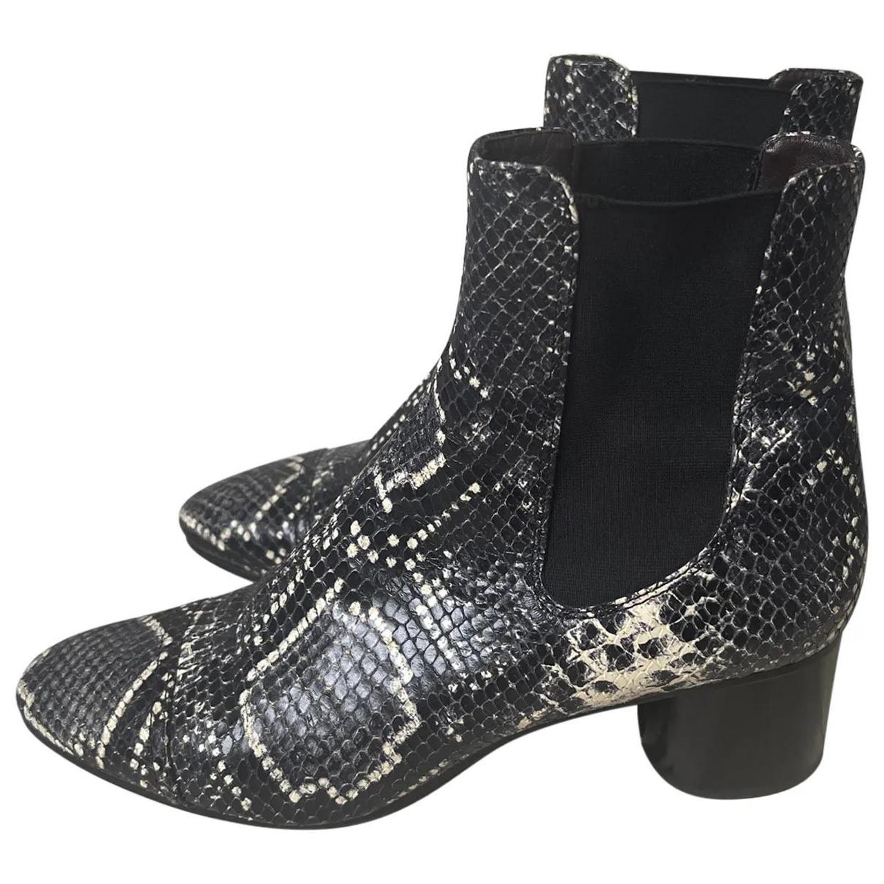 isabel marant snake boots