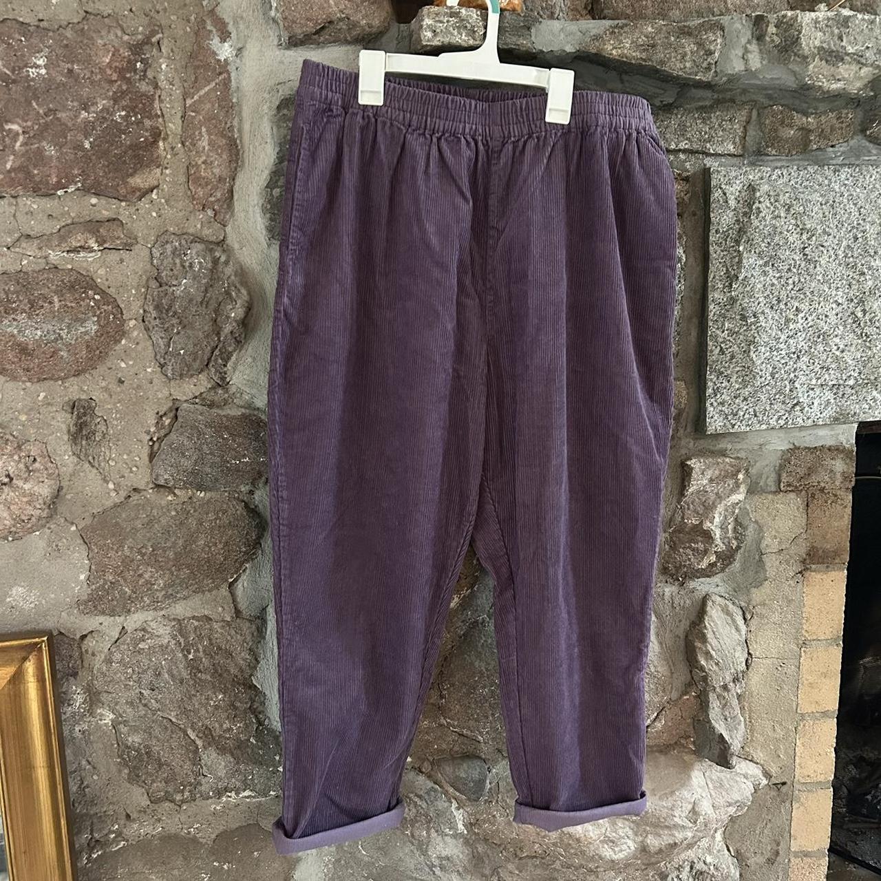 Lucy & Yak Billie Trousers in Ash Purple, size L I... - Depop