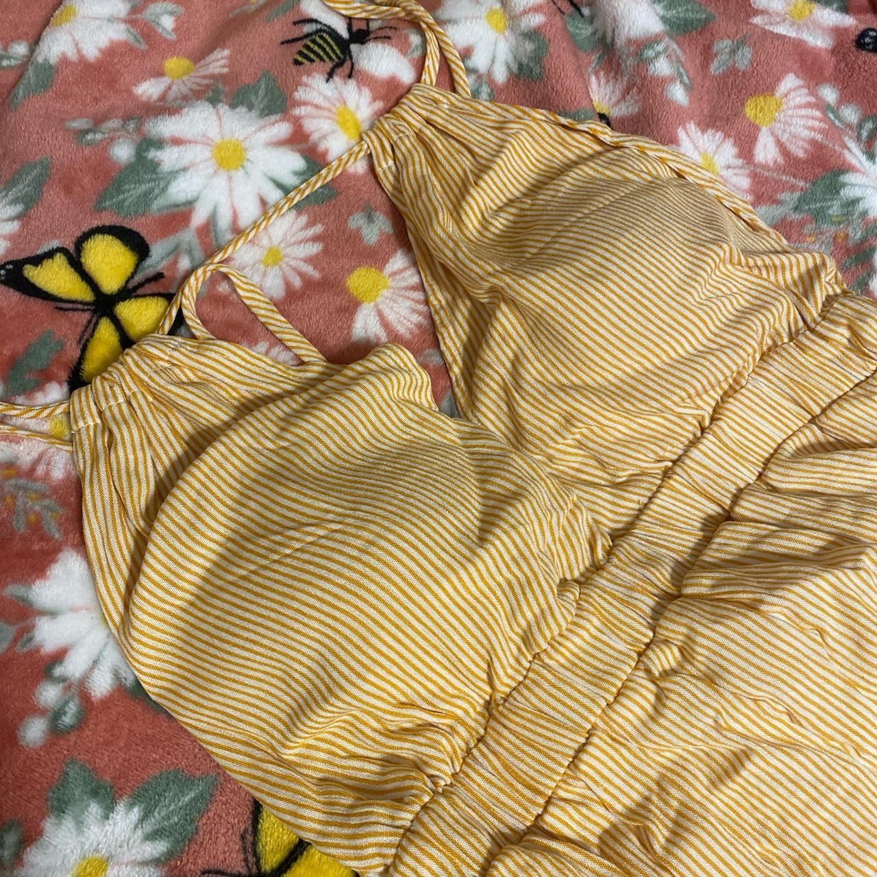 Rokoko Women's Yellow and White Dress