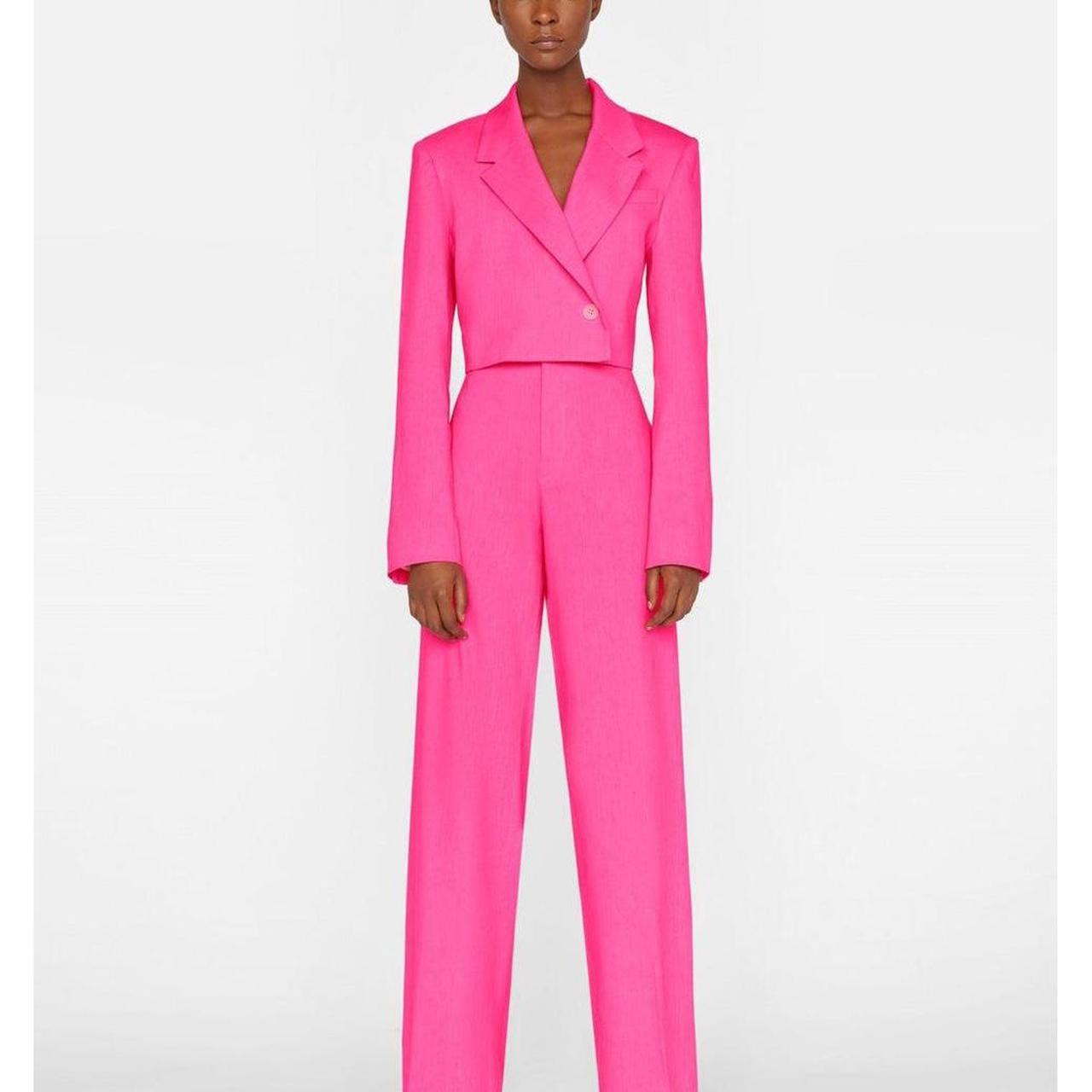 Frame pink Cropped Flared