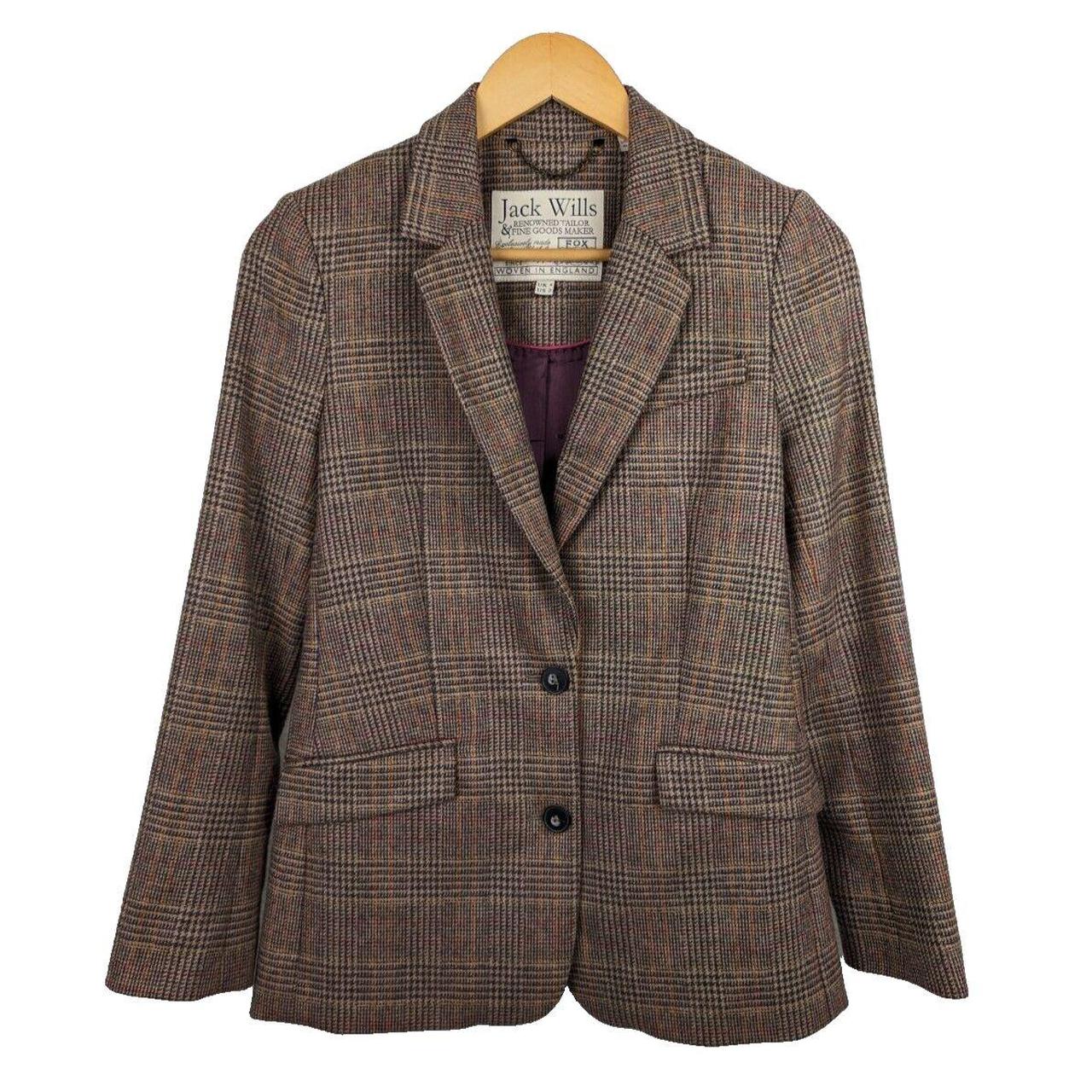 Jack wills check coat hotsell